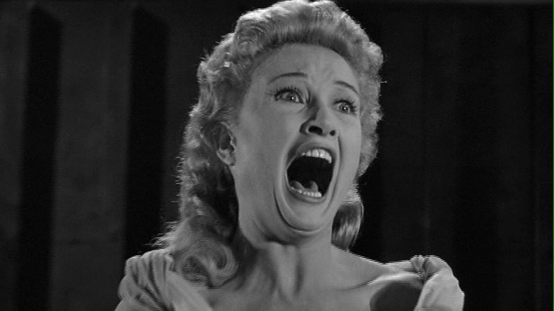 Screaming lady